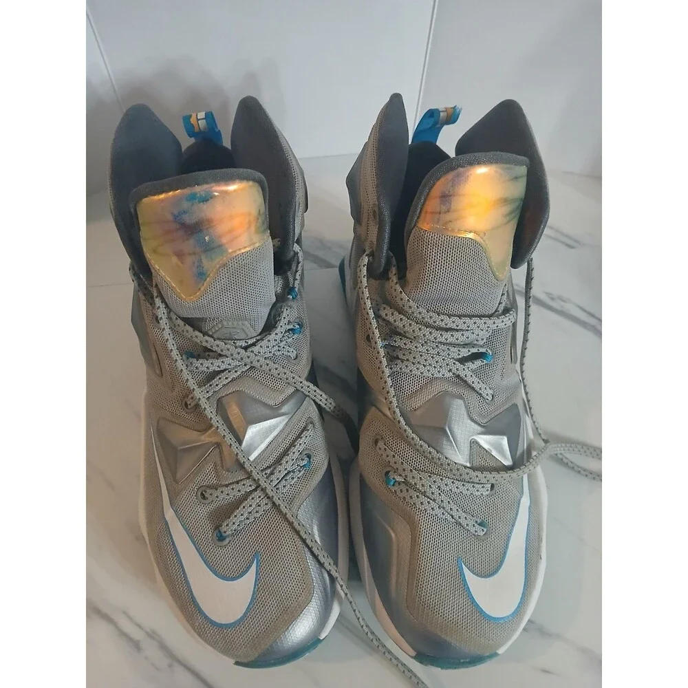 Nike LeBron 13 “Blue Lagoon” Hologram Basketball Shoes Men’s 7